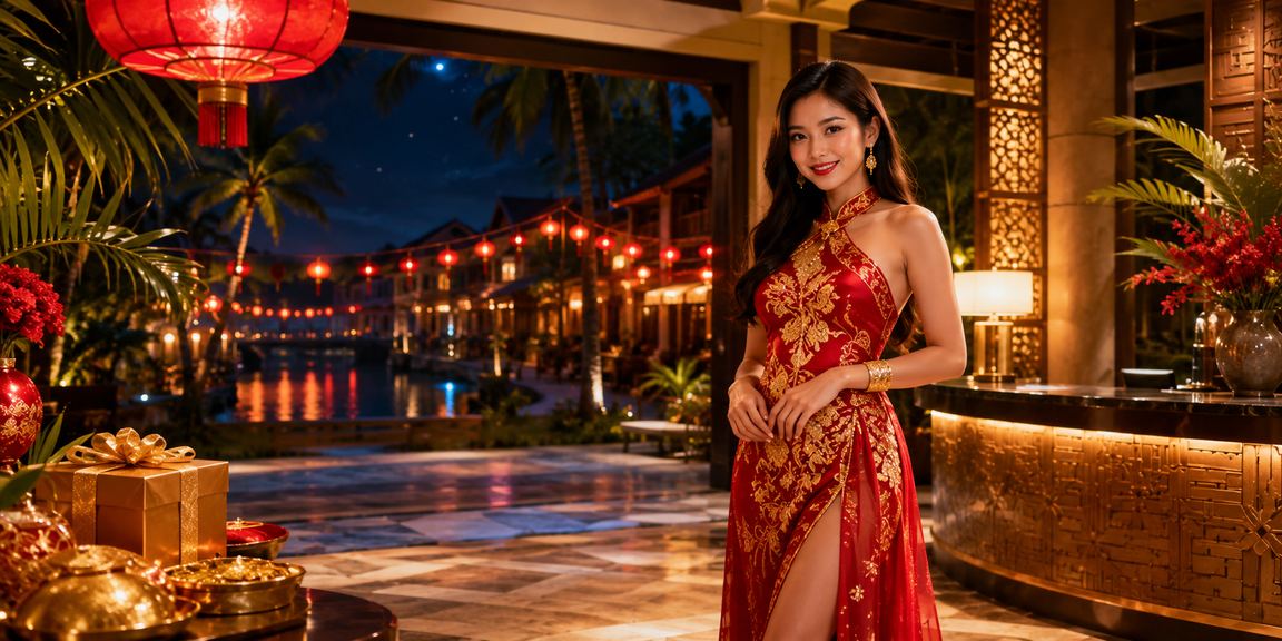 Khung cảnh đèn lồng tại Hội An, biểu tượng cho sắc màu giải trí
